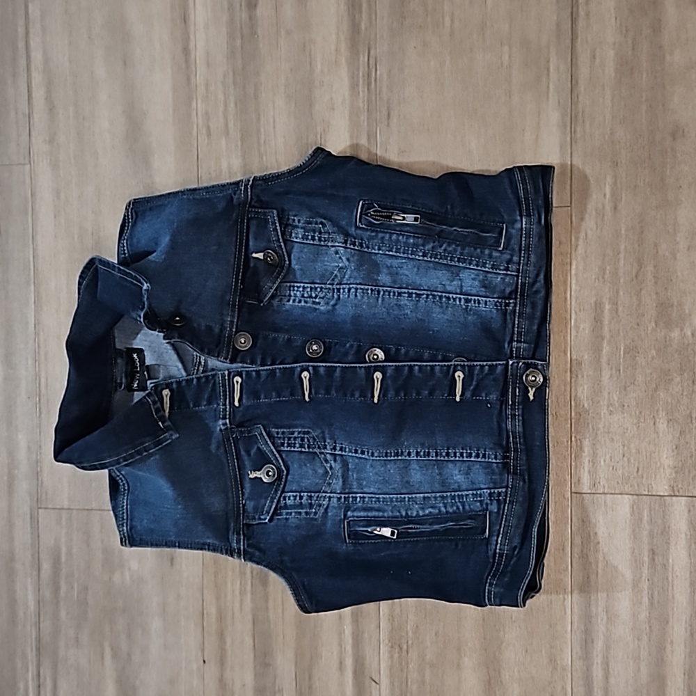 Dark Jeans vest